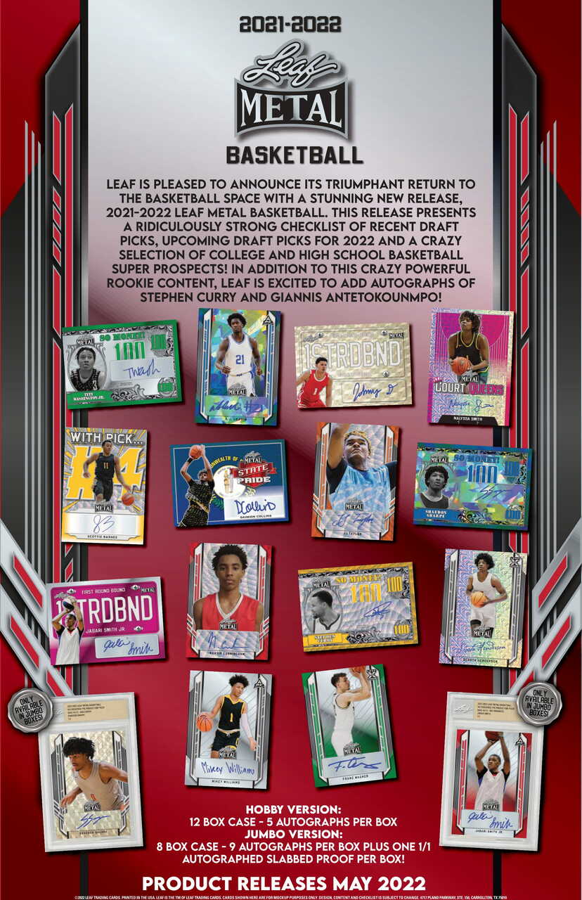 2022 Tri Star Hidden Treasures Autographed Basketball Box