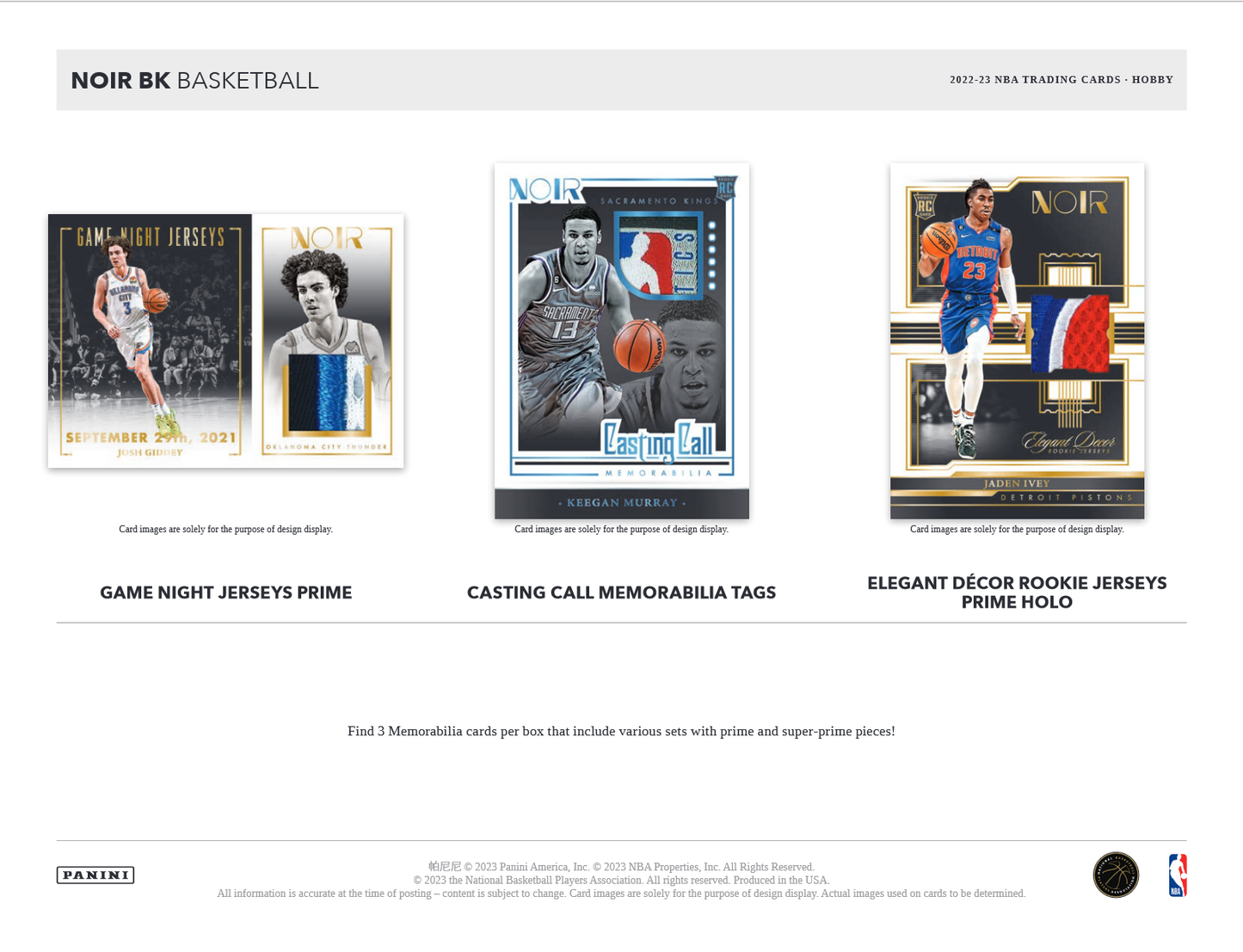 2022-23 Panini National Treasures Basketball Hobby Box
