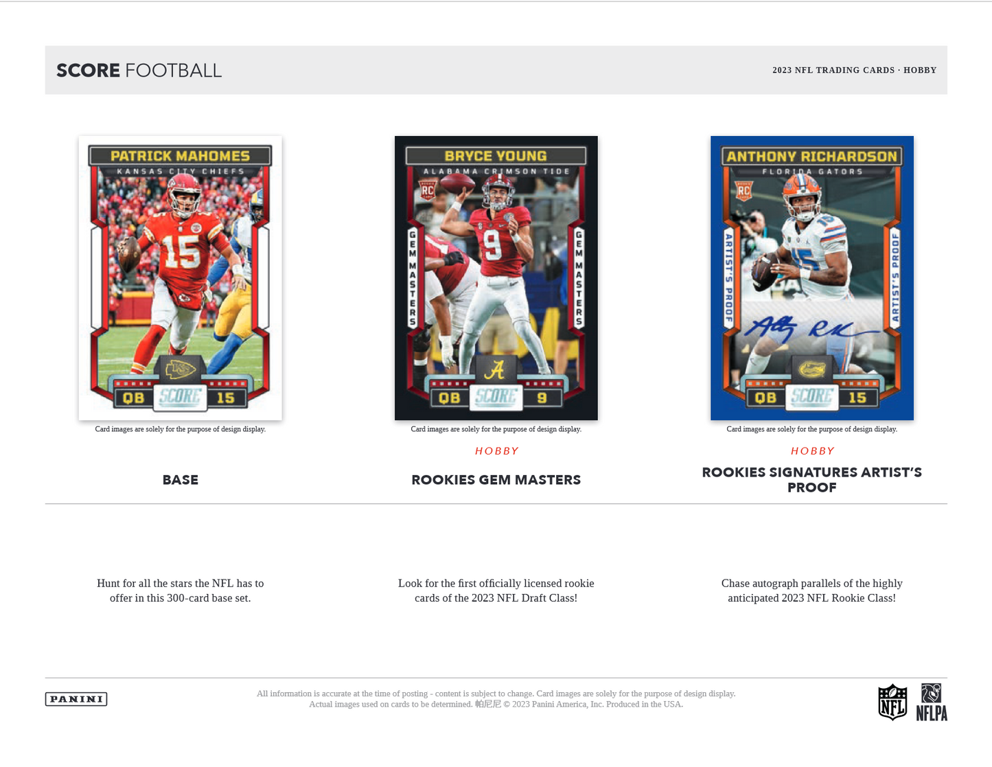 2023 Panini Rookies & Stars Football Hobby Box