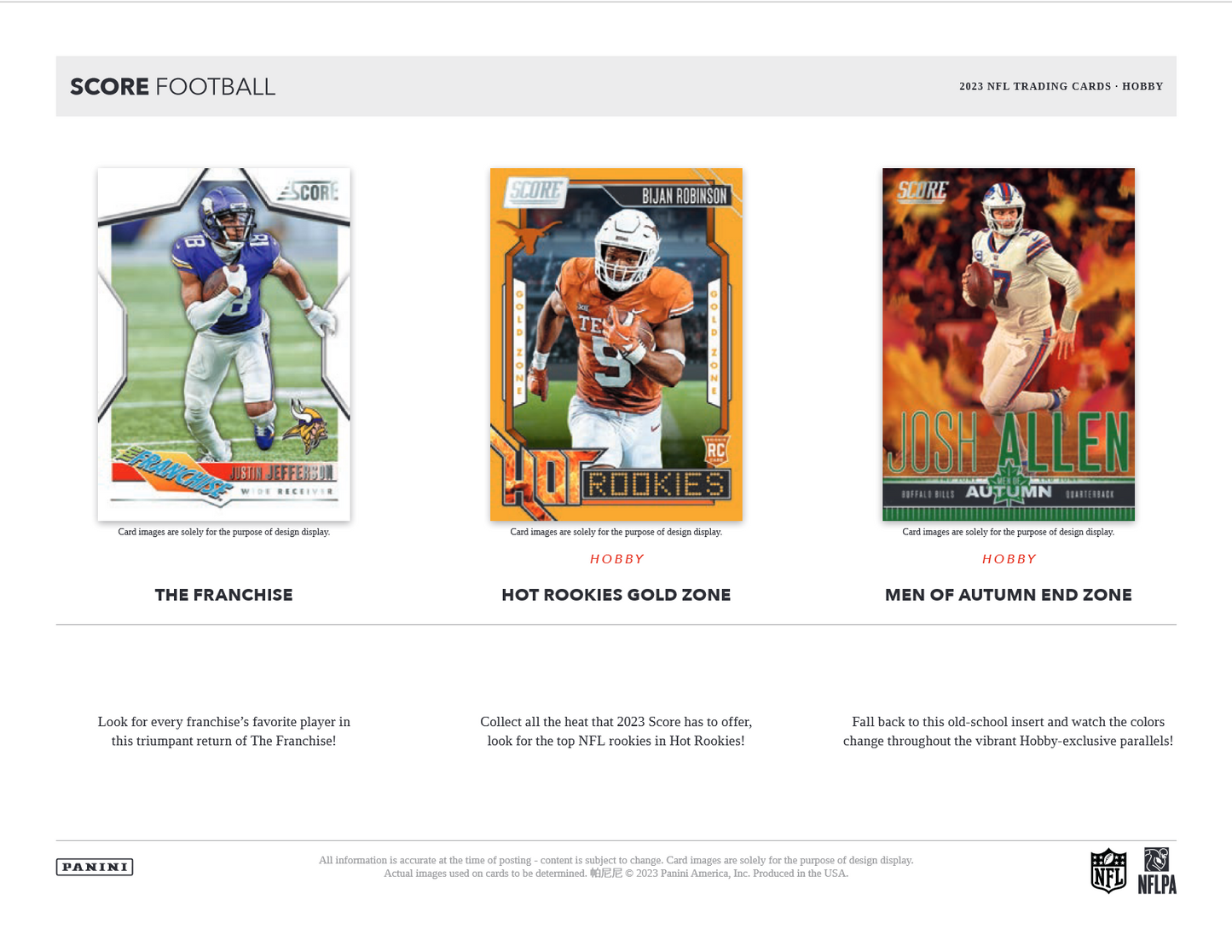 2023 Panini Rookies & Stars Football Hobby Box