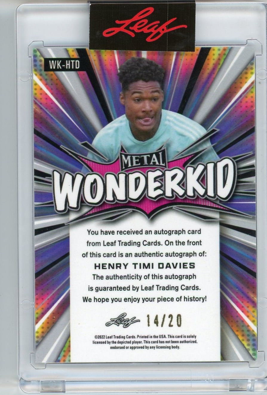 Jonathan David 2022 Topps Chrome UCL Black/Gold Star #'d 21/30 rookie card
