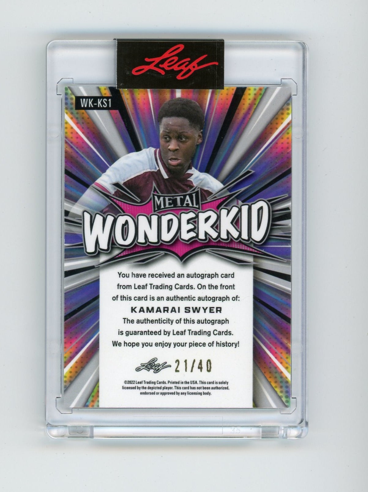 2022 Topps MLS Renaissance Soccer Hobby 5 Box Case