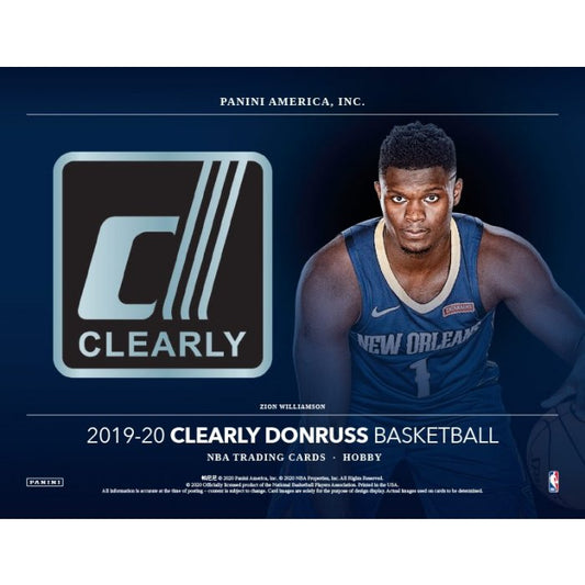 2019-20 Panini Clearly Donruss Basketball Hobby 12 Box Case