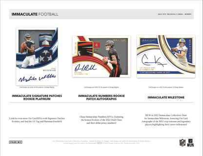 2022 Panini Immaculate Football Hobby Box