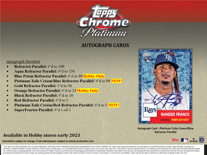 2023 Bowman Sterling Baseball Hobby Box