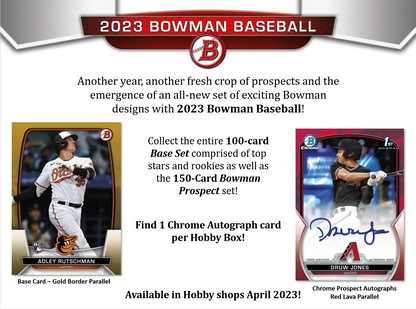 2023 Bowman Baseball Hobby Box