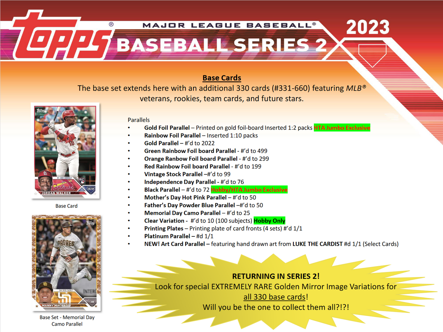 2024 Topps Chrome Baseball Hobby Box