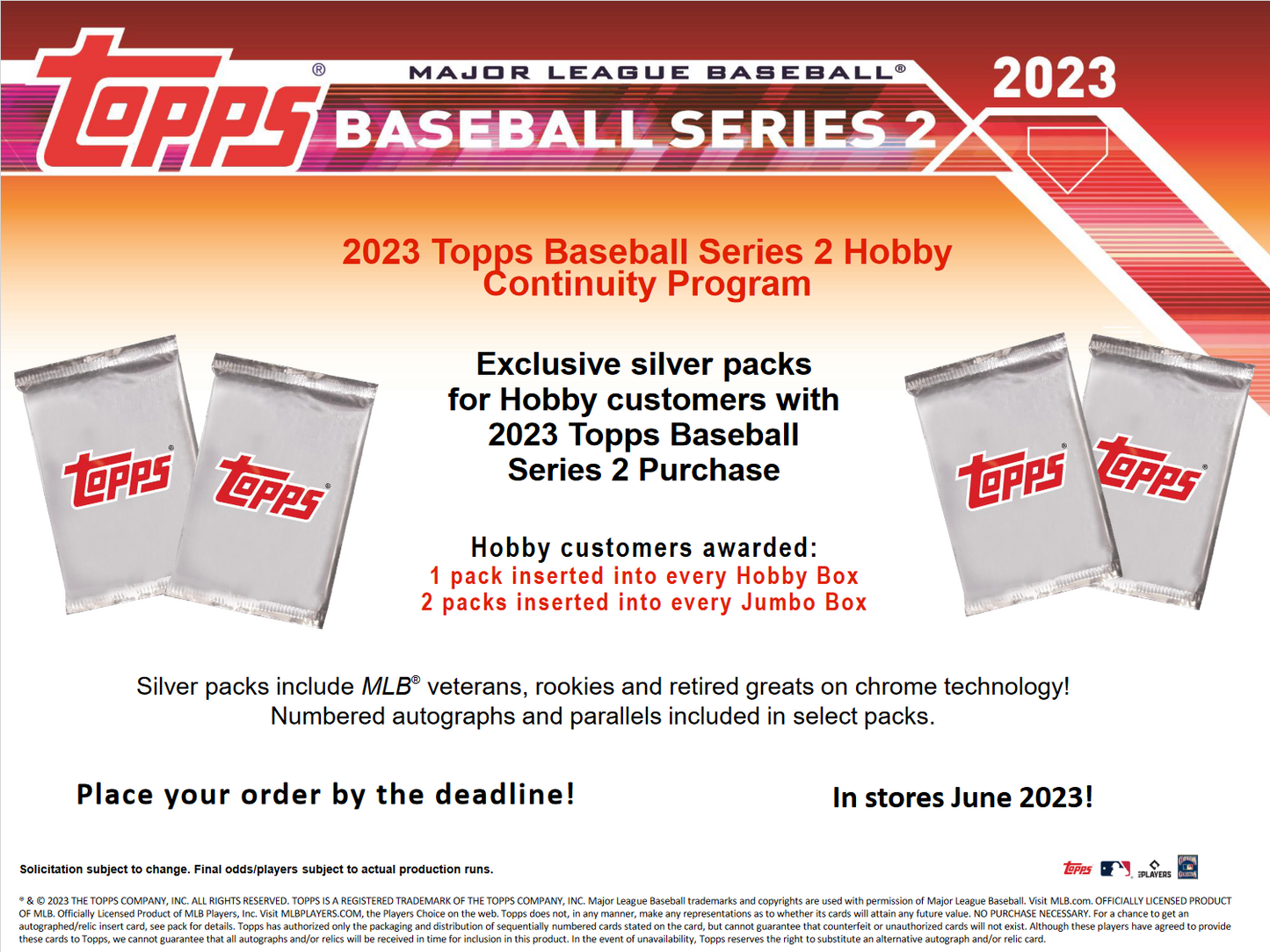 2024 Topps Chrome Baseball Hobby Box