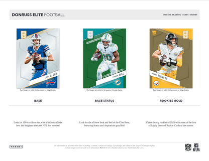 2023 Panini Donruss Elite Football Hobby Box