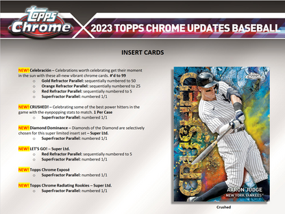2022 Topps Stadium Club Chrome Baseball Hobby Box