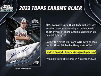 2025 Topps Chrome Baseball Hobby Box