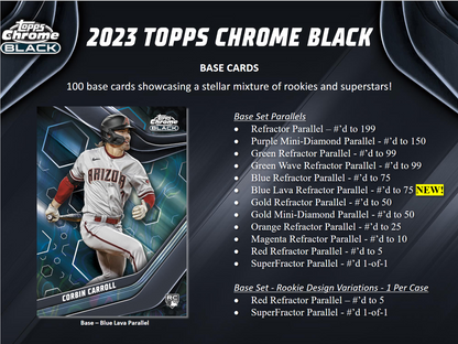 2025 Topps Chrome Baseball Hobby Box