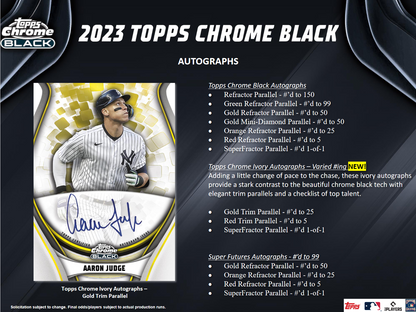 2025 Topps Chrome Baseball Hobby Box