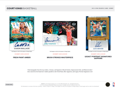2023-24 Panini Court Kings Basketball Hobby 16 Box Case