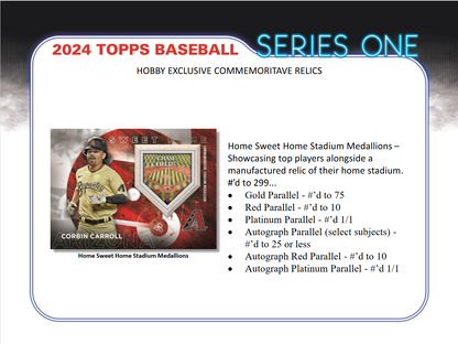 2024 Topps Series 1 Baseball Jumbo Box