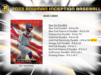 2024 Bowman Baseball Jumbo Box