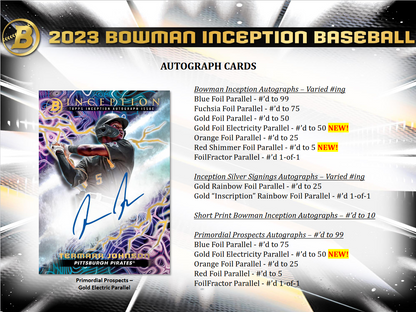 2024 Bowman Baseball Jumbo Box