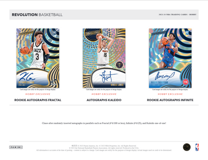 2023-24 Panini Revolution Basketball Hobby 16 Box Case