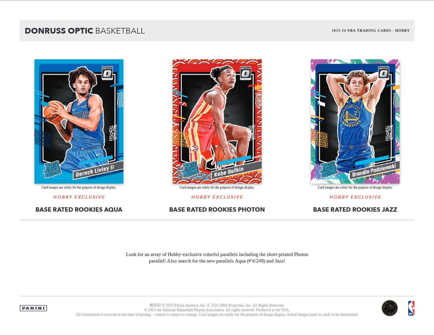 2023-24 Panini Donruss Optic Basketball Hobby Box