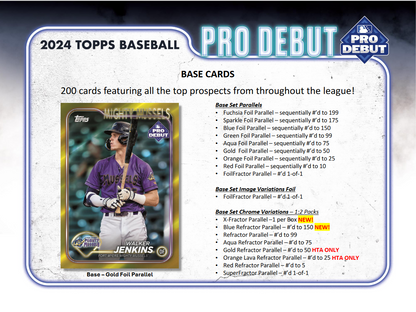 2023 Bowman Baseball Hobby Box