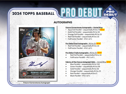 2023 Bowman Baseball Hobby Box